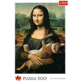Mona Lisa and purring kitty - Puzzlers Jordan