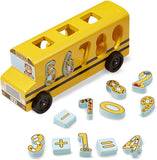 Number Matching Math Bus - Puzzlers Jordan