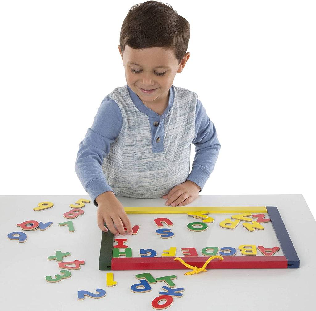 السبورة المغناطيسية القابلة للمسح بالطباشير/المسح الجاف | Puzzle | Melissa & Dough السبورة المغناطيسية القابلة للمسح بالطباشير/المسح الجاف | Puzzle | Melissa & Dough