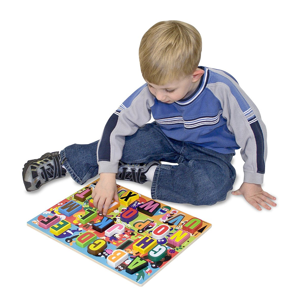 لعبة ألغاز ABC كبيرة الحجم، متعددة الألوان | Puzzle | Melissa & Dough لعبة ألغاز ABC كبيرة الحجم، متعددة الألوان | Puzzle | Melissa & Dough