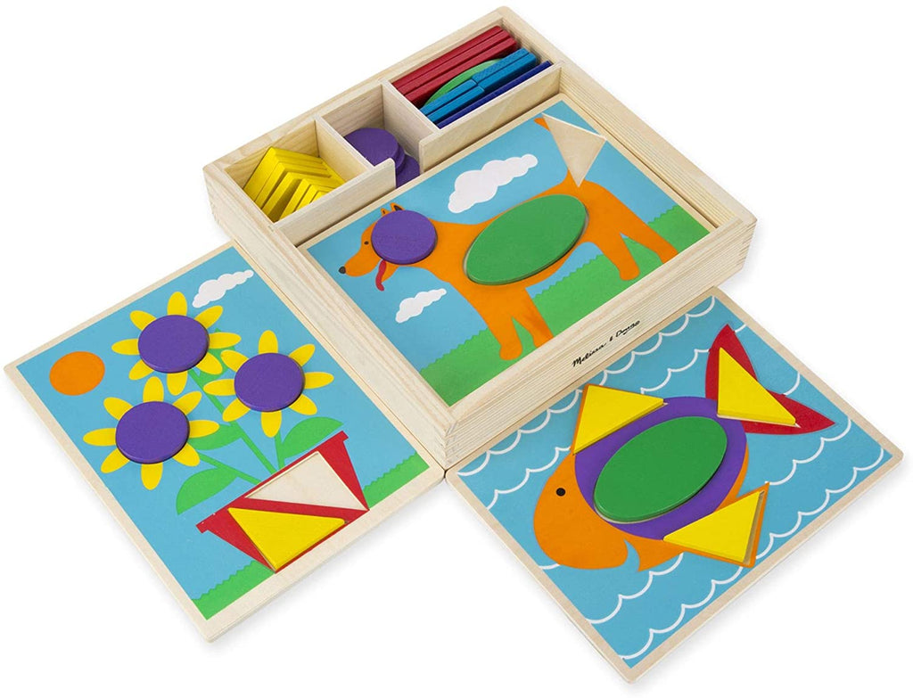 Beginner Pattern Blocks | Puzzle | Melissa & Dough Beginner Pattern Blocks | Puzzle | Melissa & Dough