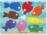 Colorful Fish Wooden Chunky Puzzle - Puzzlers Jordan