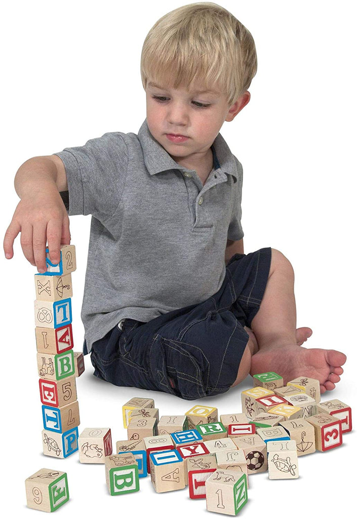 مكعبات خشبية ABC/123 | Puzzle | Melissa & Dough مكعبات خشبية ABC/123 | Puzzle | Melissa & Dough
