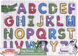 See-Inside Alphabet Peg Puzzle - Puzzlers Jordan