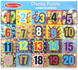 Jumbo Numbers Chunky Puzzle - Puzzlers Jordan