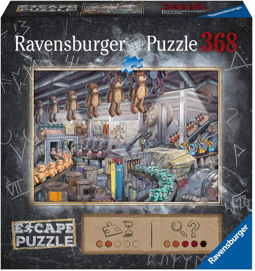 لغز الهروب: مصنع الألعاب 368 قطعة | Puzzle | Ravensburger لغز الهروب: مصنع الألعاب 368 قطعة | Puzzle | Ravensburger