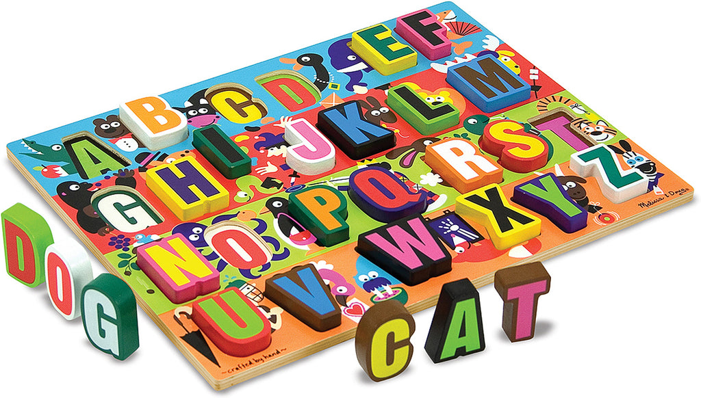 لعبة ألغاز ABC كبيرة الحجم، متعددة الألوان | Puzzle | Melissa & Dough لعبة ألغاز ABC كبيرة الحجم، متعددة الألوان | Puzzle | Melissa & Dough