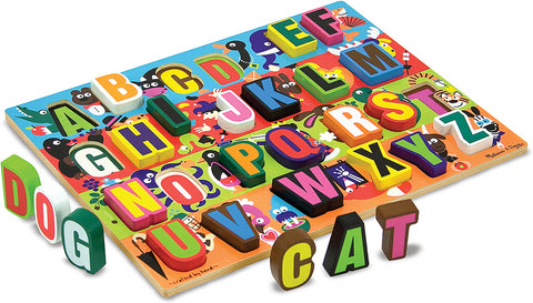 Jumbo ABC Chunky Puzzle, Multicolor - Puzzlers Jordan